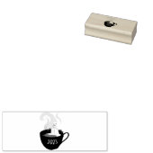 Marshmallow Snowman in Hot Cocoa Gummistempel (Stempel)