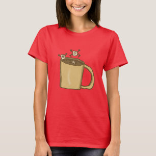 Marshmallow-Spaß in einer Tasse T-Shirt