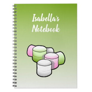 Marshmallow-Spiral-Foto-Notizbuch Notizblock