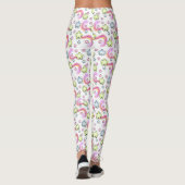 Marshmallow Star Kawaii Pastel Leggings (Rückseite)