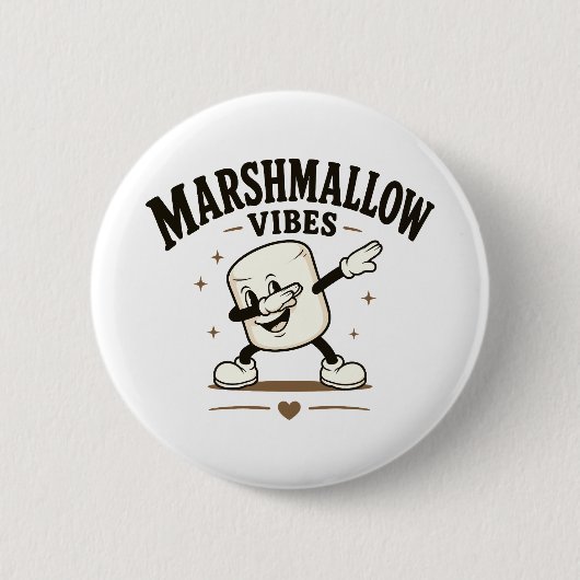 Marshmallow Stimmung Button (Vorderseite)