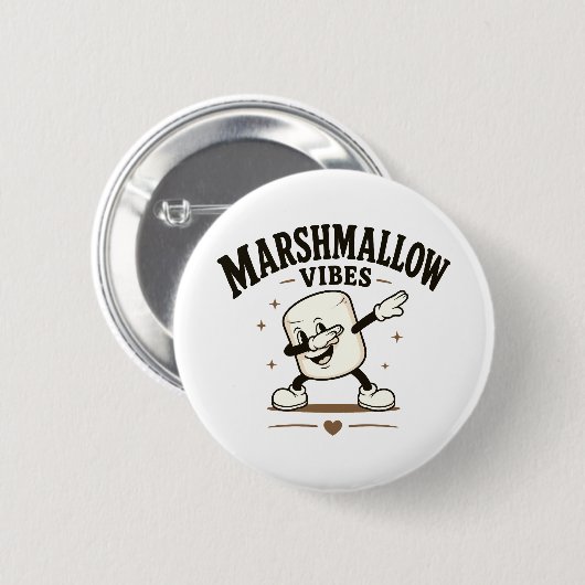 Marshmallow Stimmung Button (Vorne & Hinten)