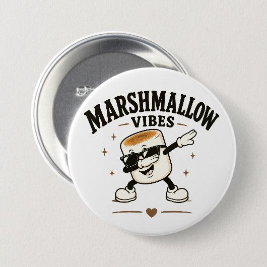 Marshmallow Stimmung Button (Vorne & Hinten)