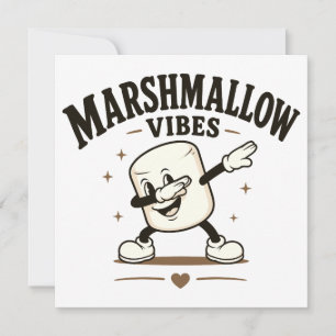 Marshmallow Stimmung Einladung