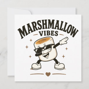 Marshmallow Stimmung Einladung