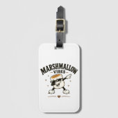 Marshmallow Stimmung Gepäckanhänger (Vorderseite Vertikal)