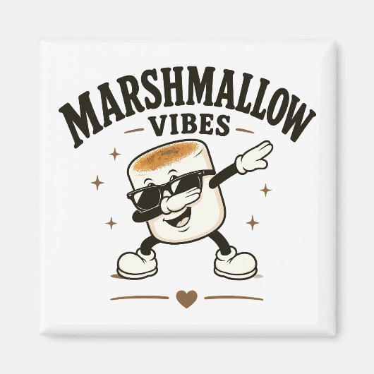 Marshmallow Stimmung Magnet (Vorne)