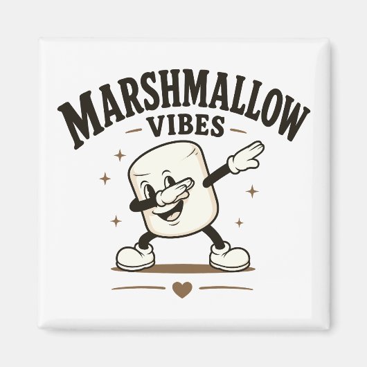 Marshmallow Stimmung Magnet (Vorne)