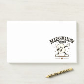 Marshmallow Stimmung Post-it Klebezettel (Auf Schreibtisch)