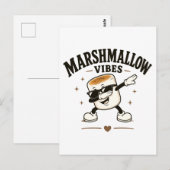 Marshmallow Stimmung Postkarte (Vorne/Hinten)