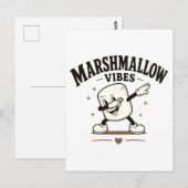 Marshmallow Stimmung Postkarte (Vorne/Hinten)