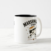 Marshmallow Stimmung Zweifarbige Tasse (VorderseiteRechts)