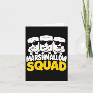 Marshmallow-Team-Lagerfeuer S'mores Karte