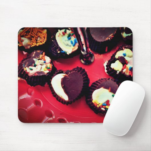 Marshmallow Truffles Mousepad (Mit Mouse)