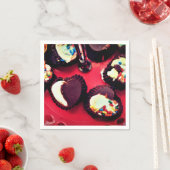 Marshmallow Truffles Serviette (Beispiel)