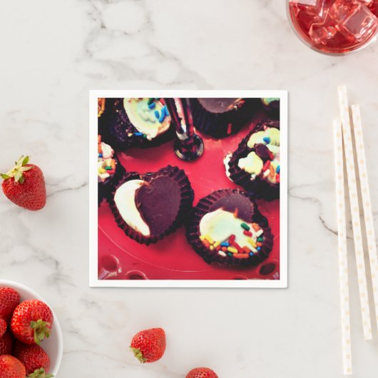 Marshmallow Truffles Serviette (Beispiel)