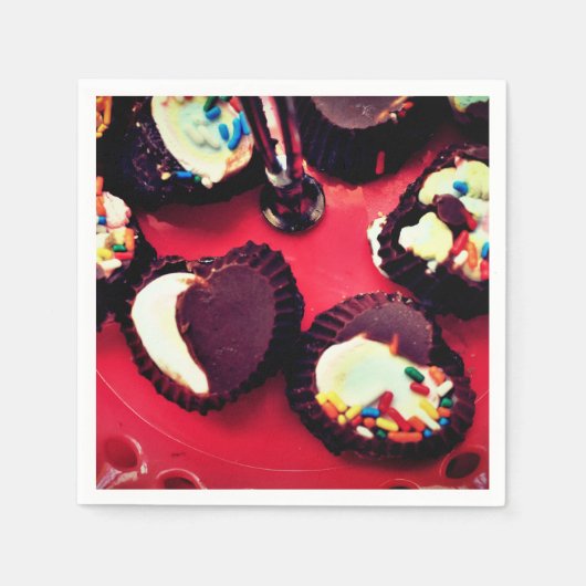 Marshmallow Truffles Serviette (Vorderseite)