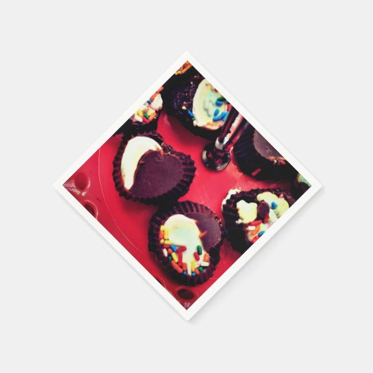 Marshmallow Truffles Serviette (Ecke)