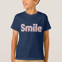 Marshmallow Twist Smile Typografie Kinder T-Shirt