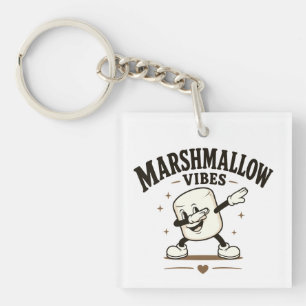 Marshmallow-Vibes Schlüsselanhänger