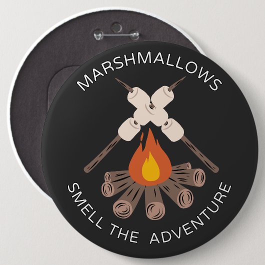 Marshmallows Button (Vorne & Hinten)