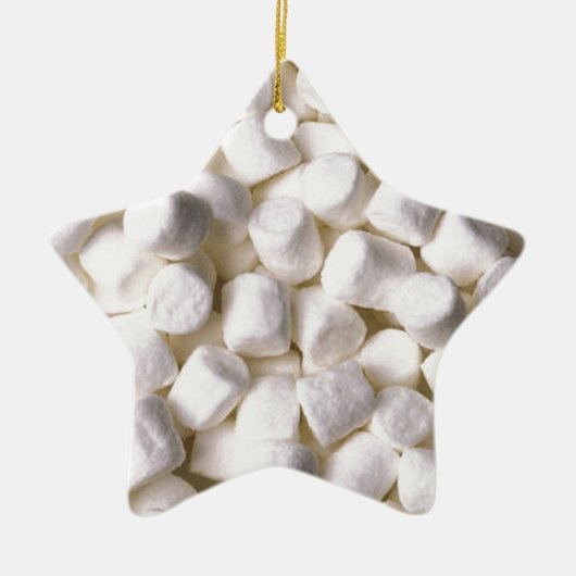 Marshmallows Keramik Ornament (Vorne)