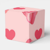 Marshmallows Pink Hearts Candy Valentine's Day Geschenkschachtel (Rückseite)