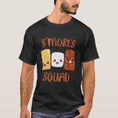 Marshmallows Smores Squad Camping Campfir T-Shirt (Vorderseite)