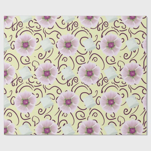 Marshmallows und Marshmallows Geschenkpapier (Flach)