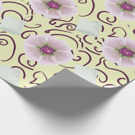 Marshmallows und Marshmallows Geschenkpapier (Ecke)
