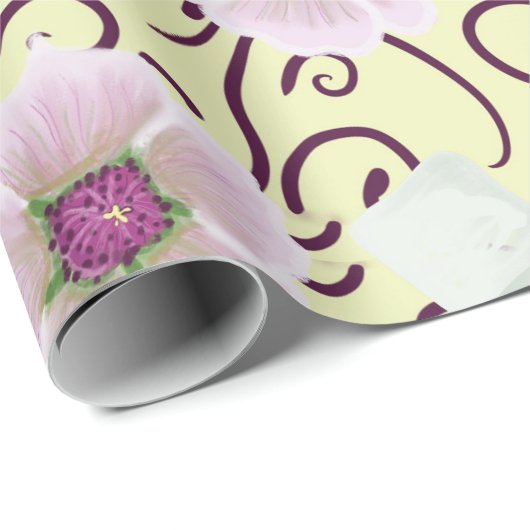 Marshmallows und Marshmallows Geschenkpapier (Rolleneckpunkt)