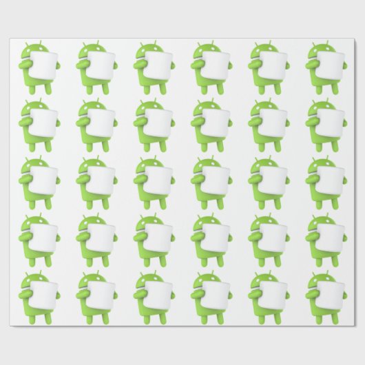 Marshmellow Geschenkpapier (Flach)