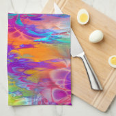 Marshmellow Himmel Geschirrtuch (Viertel Falte)