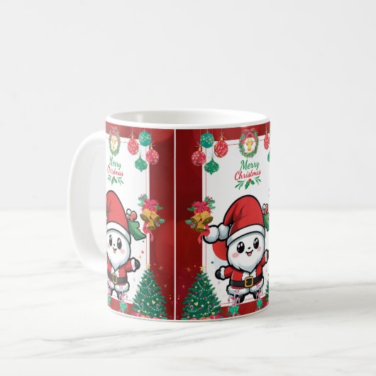 Marshmellow Holiday Tasse (Vorderseite Links)