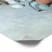 Marshmellow Party Button Up Poster (Ecke)