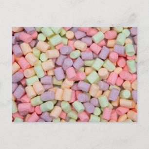 Marshmellows Postkarte