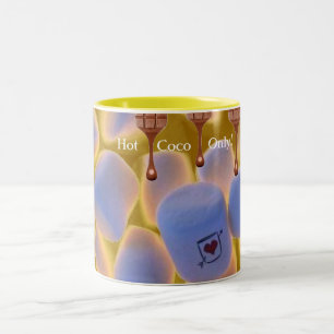 Marshmellows u. Cocos Zweifarbige Tasse