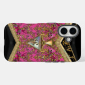 Marshwell Viktorianisch Monogram Case-Mate iPhone Hülle (Rückseite (Horizontal))