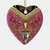 Marshwell viktorianisches Monogramm Keramik Ornament (Rechts)