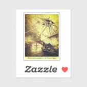 Marsianer, die Wärme abgeben Aufkleber (Blatt)