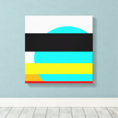 Marsianischer Sonnenuntergang Leinwanddruck (Insitu (Holzboden))