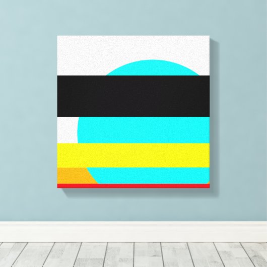 Marsianischer Sonnenuntergang Leinwanddruck (Insitu (Holzboden))