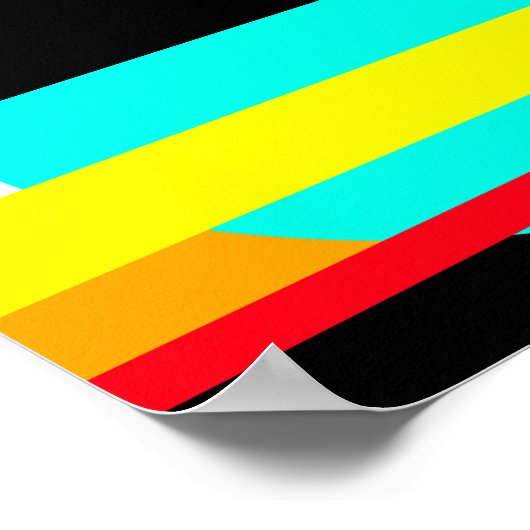 Marsianischer Sonnenuntergang Poster (Ecke)