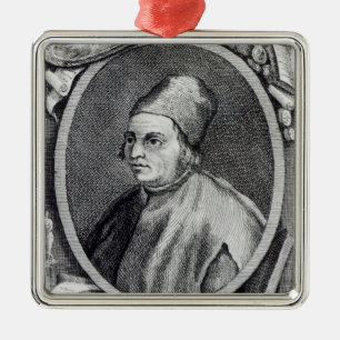 Marsilio Ficino Silbernes Ornament