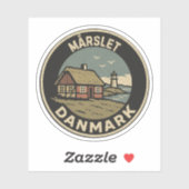 Mårslet, Dänemark Aufkleber (Blatt)