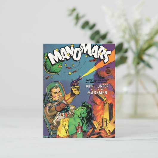 Marsmen Postkarte (Stehend Vorderseite)