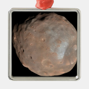 Marsmond Phobos Silbernes Ornament