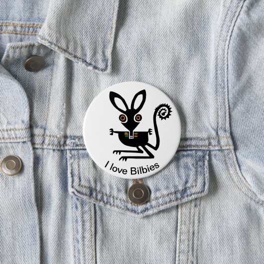 Marsupial - Liebe BILBIES - Australische wild lebe Button (Beispiel)