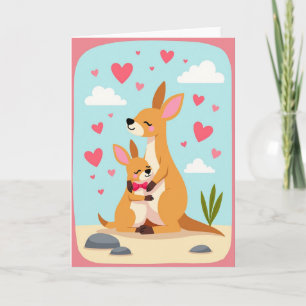 Marsupial Mutterliebe Tag Karte