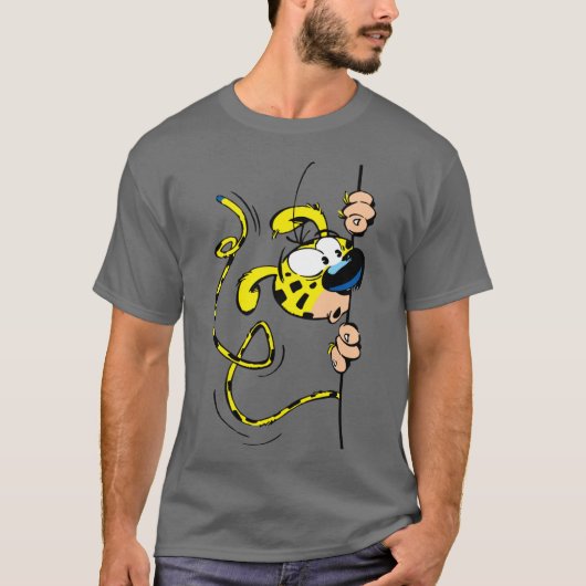 Marsupilami blue wall girl T-Shirt (Vorderseite)